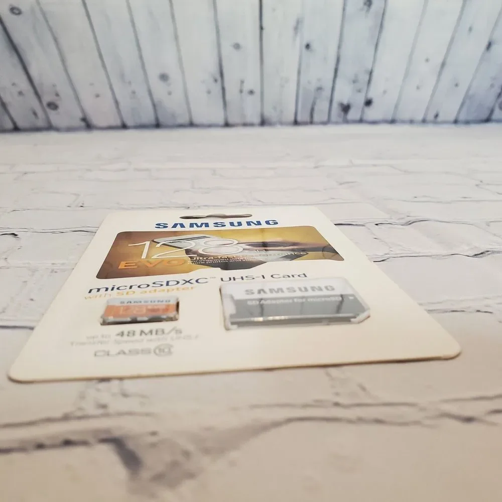 NEW Samsung 128 GB EVO Sealed Package MicroSDXC‎ UHS-I Card Memory Card